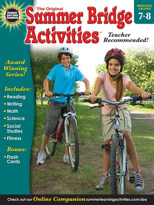 cover image of Summer Bridge Activities, Grades 7 - 8
